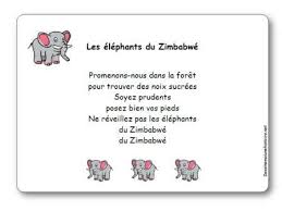 Comptine Les Elephants Du Zimbabwe Paroles Illustrees A Imprimer Comptines Comptine Elephant Comptine Creche