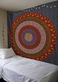 But make sure you have the space to fit them, as these tapestries range from around 4′ to extra large tapestries that are up to 12′ tall! Purple Mandala Large Tapestries Sale Cheap Hippie Extra Indian