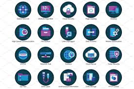 100 Web Hosting Flat Icons Hosting Icon Mobile Optimization Flat Icon