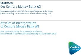 All zweig cembra money bank in zürich: Statuten Der Cembra Money Bank Ag Articles Of Incorporation Of Cembra Money Bank Ag Pdf Kostenfreier Download