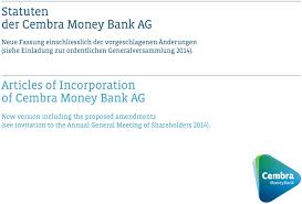 You will receive the card that best suits you and your needs, as we will take your wishes and your financial scope into consideration. Statuten Der Cembra Money Bank Ag Articles Of Incorporation Of Cembra Money Bank Ag Pdf Kostenfreier Download
