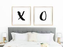 Xo Printable Wall Bedroom Decor Minimalist Art Bedroom Etsy Bedroom Artwork Bedroom Decor Bedroom Art