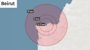 Using leaflet library in rstudio to gauge the 5km radius. What The Beirut Blast Radius Would Look Like If It Occurred In Canadian Port Cities Cbc News