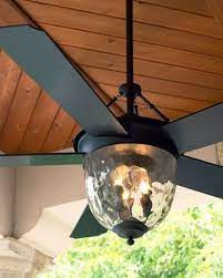 With and ceiling light and designs and much more at lightingdirect we offer outdoor fans from hundreds of ceiling light fixtures available in a. Dark Aged Bronze Outdoor Ceiling Fan With Lantern Outdoor Ceiling Fans Ceiling Fan Outdoor Fan