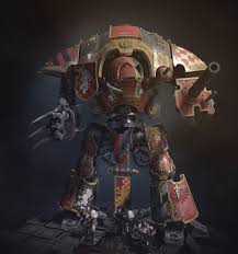 Artstation Imperial Knight Warhammer 40k Fan Art Dmitriy Mironov Imperial Knight Warhammer Warhammer Art