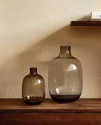 Buy decorative vases from zara home for your home. Image Of The Product Bottle Shaped Vase Vase Zara Home Modern Flower Vase