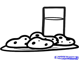 To search on pikpng now. How To Draw Christmas Cookies Milk And Step By Free Image Download