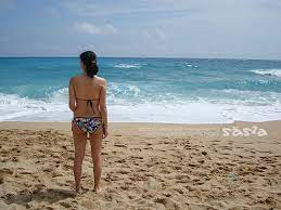 墾丁 白沙灣曬太陽 眺望大草原 古銅小莎 痞客邦 bikinis swimwear fashion
