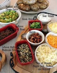 Perfecting The Pairing Un Recipe Files Baked Potato Bar Baked Potato Bar Potato Bar Potato Bar Toppings