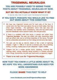 Awareness We Need Awareness Neuralgia Symptoms Trigeminal Neuralgia Surgery Trigeminal Neuralgia