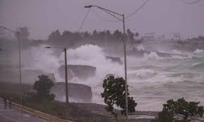 National hurricane center, which added tornadoes were possible across florida, georgia and south carolina.strong winds and rain already flooded the streets of key west tuesday. Three People Dead As Tropical Storm Elsa Nears Cuba Hurricanes The Guardian