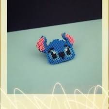 Barrette Personnage Kawaii Bleu Schemas De Bijoux En Perles Motifs Perles Hama Artisanat A Perlesperles