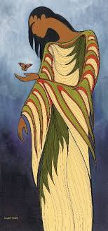 Maxine Noel First Nation Artist Snowflakes Canadian Art American Indian Art Native Artwork