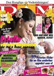 Check spelling or type a new query. Kronprinsessan Victoria Princess Estelle Duchess Of Ostergotland Svensk Damtidning Magazine 04 April 2012 Cover Photo Sweden