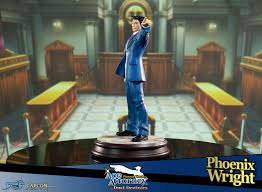It was announced in famitsu on september 1, 2015 as a title for the nintendo 3ds, with motohide eshiro as producer and takeshi yamazaki. Phoenix Wright Ace Attorney Dual Destinies Phoenix Wright Statue