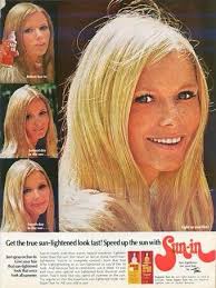 Who remembers back in the day when women were bleaching the hair with  peroxide to make it blonde.