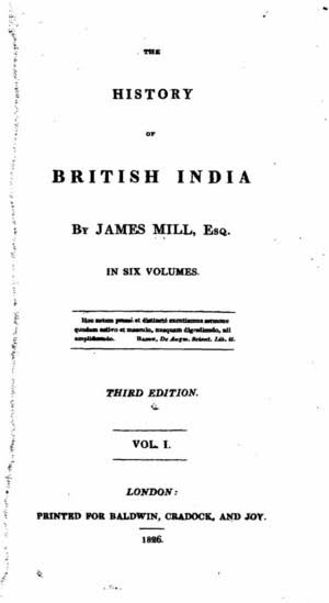 The History of British India, 6 vols. (1826) | Online Library of Liberty