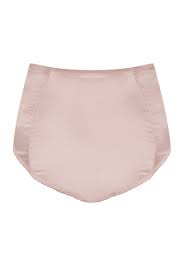 GINA nude satin high waist panties - Cadolle