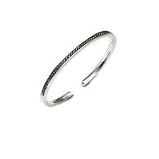 Maybe you would like to learn more about one of these? Bracelet Jonc Homme Alban En Argent Massif 925 Et Zirconium Noirs Homme Bracelet Rigide Maty