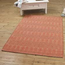 Come see why more than one million customers have trusted rugs usa to help realize their vision of home. Buy Sloan Rug Orange Geometric Thin Pile Land Of Rugs