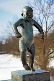 The Crying Baby At Vigeland Park In Oslo Norway Baby Crying Garden Sculpture Outdoor
