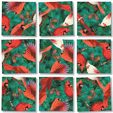 We know you'll enjoy our beautiful and challenging puzzles. B Dazzle Cardinals Scramble Squares 9 Piece Puzzle Ebay