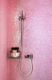 I Need This Shower Pinkspiration Glamourlash Pink Shower Bathroom Sparkle Pink Showers Pink Tiles Shower Tile