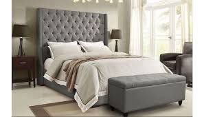Enjoy {free shipping} on most stuff, even big stuff. Alder Tall Headboard Bed Grey Linen