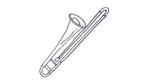 How to draw trombone step by step, learn drawing by this tutorial for kids and adults. How To Draw A Trombone My How To Draw