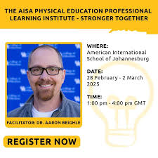 Hope to see you or your physical education team. Please share far and wide. 