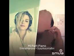 È amore o solo un'ossessione è un vento caldo troppo caldo che si muore è caldo che si muore sul palco dei #wma18 emma marrone in #miparlipiano #rai1 Mi Parli Piano Emma Marrone Feat Susy Youtube