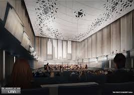 Interior Rendering 700 Seat Concert Hall Acoustic Architecture Interior Rendering Acoustical Ceiling