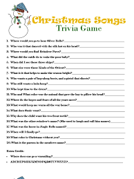 A rite of passage for musicians is having a song on the top 40 hits radio chart. Christmas Songs Trivia Pdf