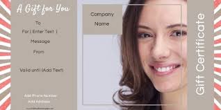 Add your choice to your shopping cart, enter your credit card information, and then print out the certificate immediately on your computer or email it to your recipient. Gift Certificate Templates For A Hair Salon