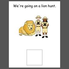 Matching Books We Re Going On A Lion Hunt Printable Books Books Interactive Stories