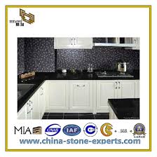 black artificial quartz countertop for