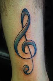 In this case, the treble clef is combined with a microphone. G Clef Tattoo Google Search Treble Clef Tattoo Tattoos Treble Tattoo