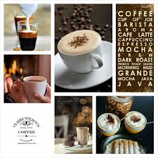 Coffee Lovin Moodboard Mosaic Collage Coffee Cafe Chocolate Tea Coffee Love