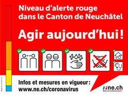«du fait des preuves de contagiosité significativement plus élevée des nouveaux variants suscitant l'inquiétude, les autorités nationales devraient plutôt se tenir prêtes à prendre des mesures encore plus strictes et à. Covid 19 Neuchatel Declare Le Niveau D Alerte Rouge Republique Et Canton De Neuchatel