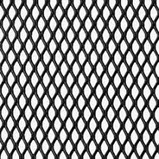 Expanded Steel Grille Black 1220mm X 914mm X 1mm Metal Grill Expanded Metal Metal Texture