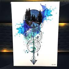 Cool Bear Beast King Waterproof Temporary Tattoo Indian Lion Warrior Fake Flash Men Tattoo Sticker 21x15cm Warrior Tattoo Tattoo Stickers Arm Temporary Tattoos