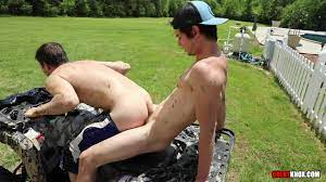 Hot Country Boys get Dirty and Fuck on a 4-wheeler RAW - Pornhub.com