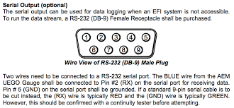 24 volt starter wiring diagram. How To Logging Wideband Afr Via Serial Connection Aem Uego Mitsubishi Lancer Evolution Forum