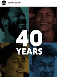 Celebrating 40 years of our partners @nashvillecares — loud, proud, and  always there!!!