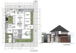 Desain rumah 4 kamar tidur modern terbaru berikut ini memiliki ruangan yang cukup luas disetiap kamar tidurnya. Denah Rumah Mewah 1 Lantai 3 Kamar Tidur Desain Rumah Minimalis 2019