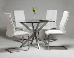 Impacterra Er510214821 Ol11021978 Eritrea Olander Dining Set Metallic Visit The Image Link M Glass Round Dining Table Glass Dinning Table Round Glass Table