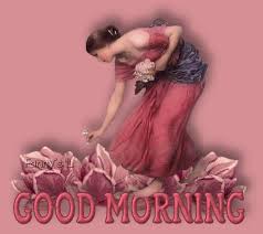 To connect with the morning lady's album. Good Morning Lady Collecting Flowers