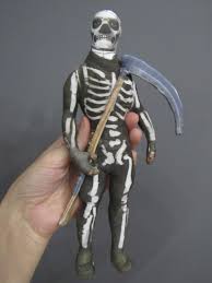 Having no interest in fortnite dan picked up this figure because. Skull Trooper With The Pickaxe Soft Toy Of Fortnite Battle Royale Fortnite Figure Birthday Personalized Soft Toy Computer Game Hero By C Soft Toy Etsy Fortnite