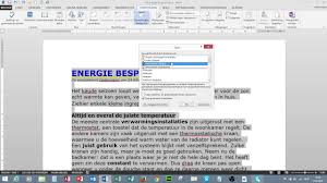 Word1 Spelling En Grammaticacontrole Taal Instellen Youtube