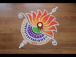Youtube Colorful Rangoli Designs Rangoli Designs Rangoli Border Designs